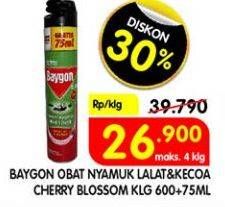 Promo Harga BAYGON Insektisida Spray Cherry Blossom 675 ml - Superindo