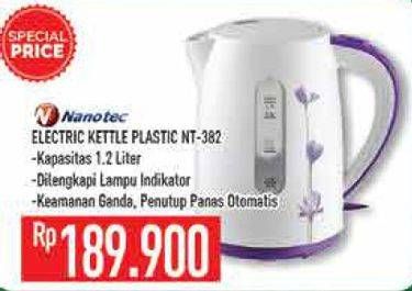 Promo Harga NANOTEC NT-382 Electric Kettle  - Hypermart