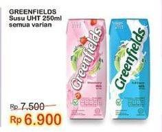 Promo Harga Greenfields UHT All Variants 250 ml - Indomaret