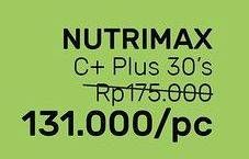 Promo Harga NUTRIMAX C+ Plus 30 pcs - Guardian