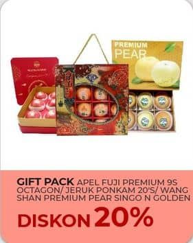 Promo Harga Apel Fuji Premium/Jeruk Ponkam/Pear Singo/Pear Golden Gift Pack  - Yogya