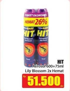 Promo Harga HIT Aerosol Lilly Blossom 675 ml - Hari Hari