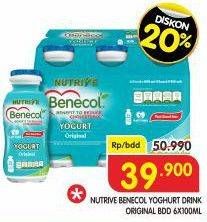 Promo Harga Nutrive Benecol Smoothies Yogurt Original 100 ml - Superindo