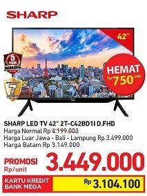 Promo Harga SHARP 2T-C42BD1i | LED TV 42"  - Carrefour