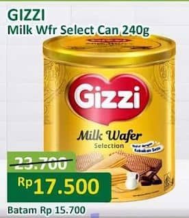 Promo Harga Gizzi Festive Milk Biscuit Selection 240 gr - Alfamart