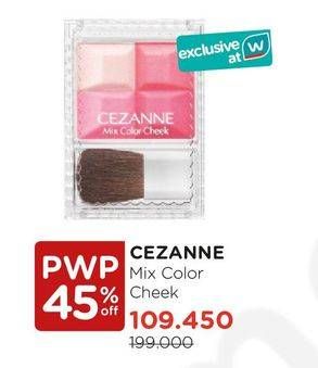 Promo Harga CEZANNE Mix Color Cheek  - Watsons
