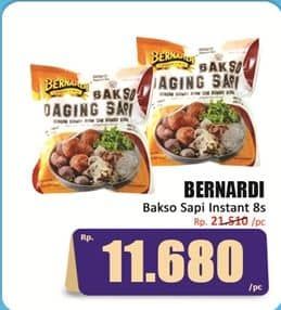 Promo Harga Bernardi Bakso Instan 8 pcs - Hari Hari