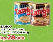 Promo Harga Tango Wafer Vanilla Milk, Chocolate 300 gr - Yogya
