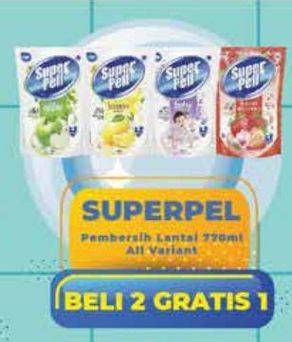 Promo Harga Super Pell Pembersih Lantai All Variants 770 ml - Yogya