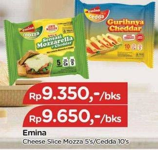 Promo Harga Emina Cheese Slice Mozza 75 gr - TIP TOP