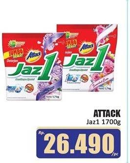 Promo Harga Attack Jaz1 Detergent Powder Semerbak Cinta, Pesona Segar 1700 gr - Hari Hari