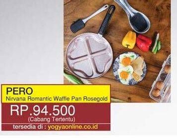 Promo Harga PERO Nirvana Romantic Waffle Pan  - Yogya