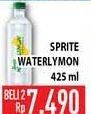 Promo Harga SPRITE Waterlymon per 2 botol 425 ml - Hypermart