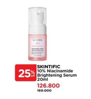 Promo Harga Skintific 10% Niacinamide Bright Serum 20 ml - Watsons