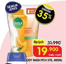 Promo Harga Dettol Body Wash All Variants 370 ml - Superindo