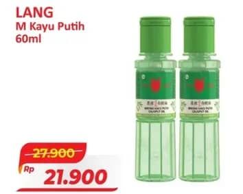 Promo Harga Cap Lang Minyak Kayu Putih 60 ml - Alfamart