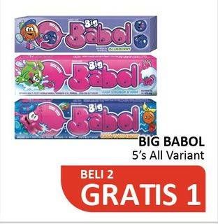 Promo Harga BIG BABOL Candy Gum All Variants 5 pcs - Alfamidi