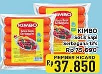 Promo Harga Kimbo Sosis Sapi Serbaguna 396 gr - Hypermart