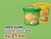 Promo Harga Hock Guan Biscuits Durian, Coconut 350 gr - Yogya