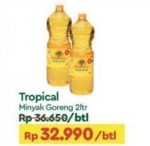 Promo Harga Tropical Minyak Goreng 2000 ml - TIP TOP