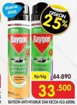 Promo Harga Baygon Insektisida Spray All Variants 600 ml - Superindo
