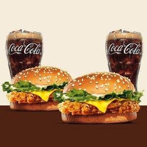 Promo Harga Burger King Chicken Cheese Burger  - Burger King
