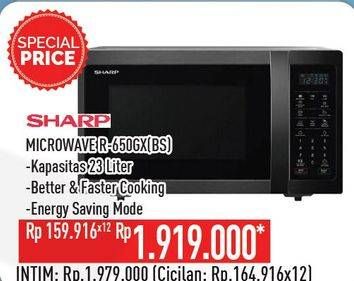 Promo Harga SHARP R-650 GX Microwave BS  - Hypermart