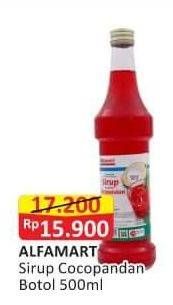 Promo Harga ALFAMART Syrup Cocopandan 500 ml - Alfamart