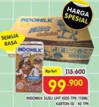 Promo Harga Indomilk Susu UHT Kids All Variants per 40 pcs 115 ml - Superindo