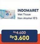 Promo Harga Indomaret Wet Tissue Non Alkohol 10 sheet - Indomaret
