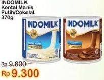 Promo Harga INDOMILK Susu Kental Manis Cokelat, Plain 370 gr - Indomaret