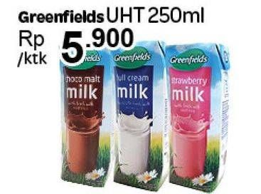 Promo Harga GREENFIELDS UHT 250 ml - Carrefour