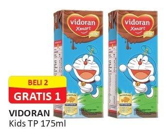 Promo Harga VIDORAN Xmart UHT 175 ml - Alfamart