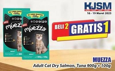 Promo Harga Muezza Cat Food Adult Dry Salmon, Adult Dry Tuna 900 gr - Hari Hari