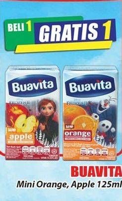Promo Harga BUAVITA Fresh Juice Orange, Apple 125 ml - Hari Hari