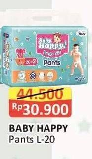 Promo Harga Baby Happy Body Fit Pants L20 20 pcs - Alfamart