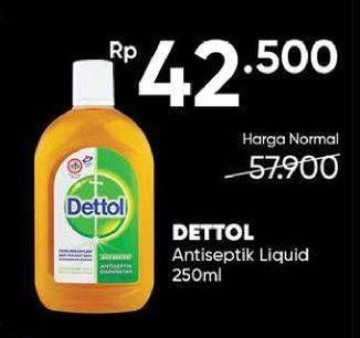 Promo Harga DETTOL Antiseptic Germicide Liquid 250 ml - Guardian