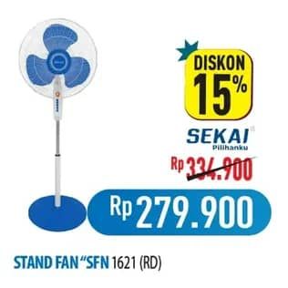 Promo Harga Sekai Stand Fan SFN 1621  - Hypermart