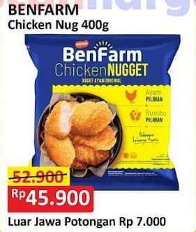 Promo Harga Benfarm Chicken Nugget 400 gr - Alfamart