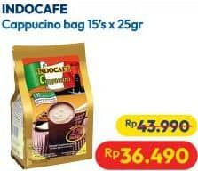 Promo Harga Indocafe Cappuccino per 15 sachet 25 gr - Hypermart