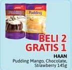 Promo Harga Haan Pudding Chocolate, Strawberry, Mango 145 gr - Alfamidi