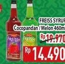 Promo Harga Freiss Syrup Cocopandan, Melon 500 ml - Hypermart