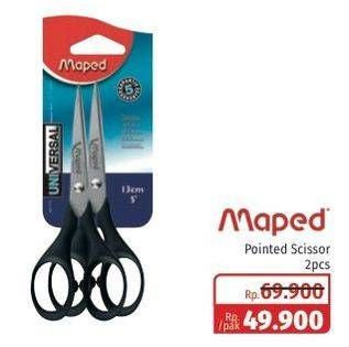Promo Harga MAPED Scissors 2 pcs - Lotte Grosir