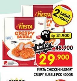 Promo Harga Fiesta Naget Crispy Bubble 500 gr - Superindo