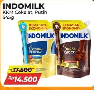 Promo Harga Indomilk Susu Kental Manis Cokelat, Plain 545 gr - Alfamart