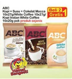 Promo Harga ABC Kopi & Susu/ Cokelat Mocca/ White Coffee  - Indomaret