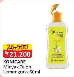 Promo Harga KONICARE Minyak Telon Extra Lemongrass 60 ml - Alfamart