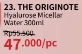 The Originote Hyalurose Micellar Water 300 ml Diskon 15%, Harga Promo Rp47.000, Harga Normal Rp55.500