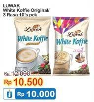 Promo Harga Luwak White Koffie 10 pcs - Indomaret