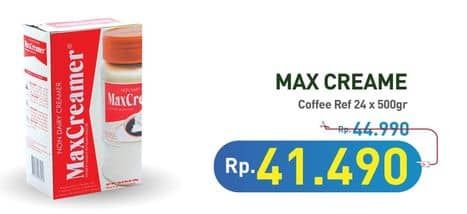 Promo Harga MAX Creamer 450 gr - Hypermart